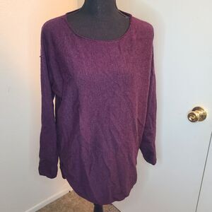 Eileen Fisher purple longsleeve large